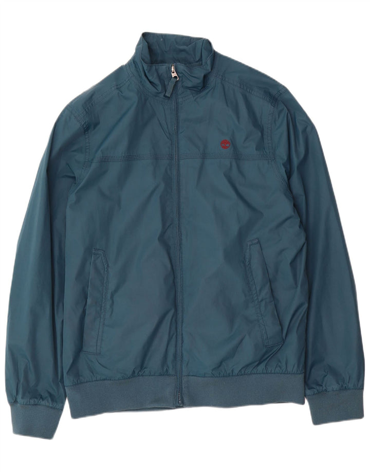 Jaqueta Timberland Masculina Bomber Rain UK 40 Grande Poliéster Azul