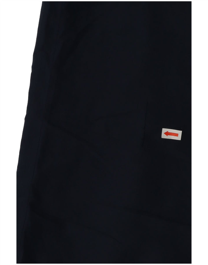 Calça de treino masculina Asics grande poliéster azul marinho