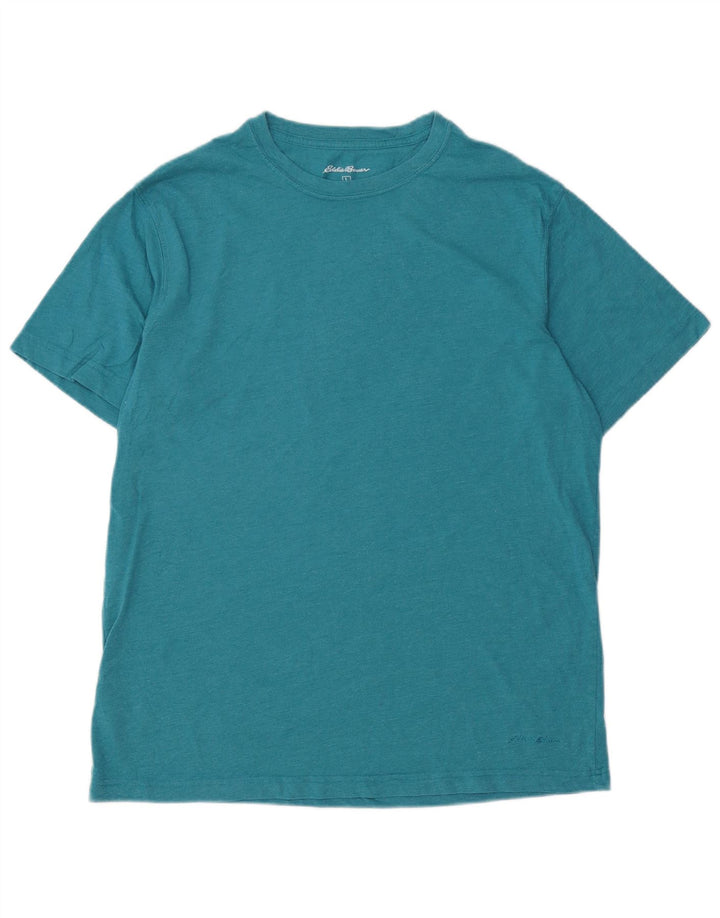 Camiseta masculina EDDIE BAUER grande algodão azul