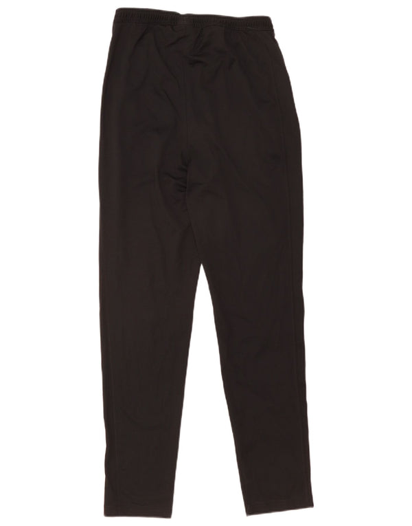 Calça de treino masculina Nike Dri Fit Slim Fit pequena preta de poliéster