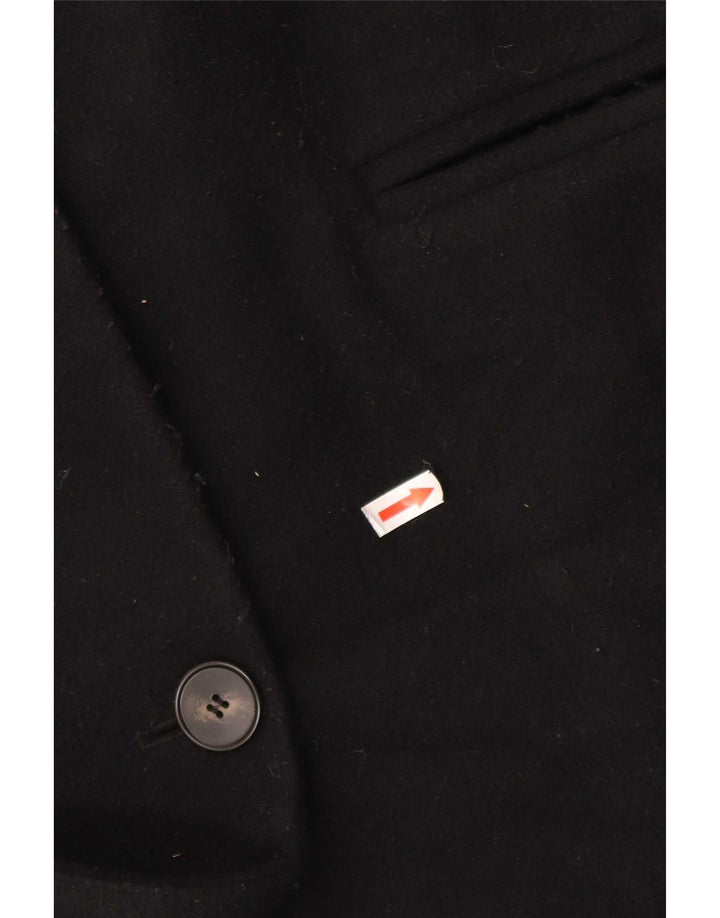 Sobretudo feminino Marks & Spencer UK 20 2XL poliéster preto