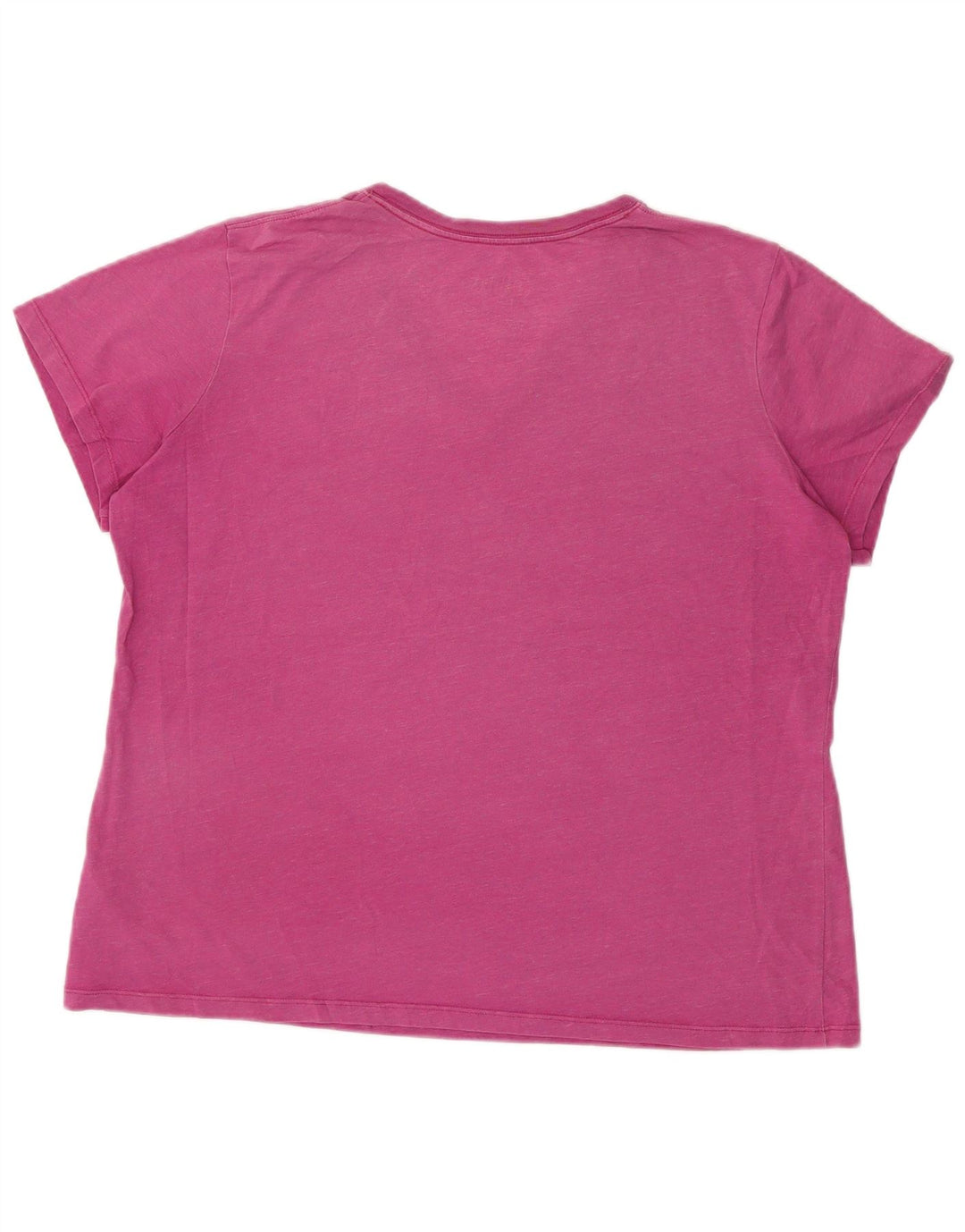 Camiseta feminina Nike Dri Fit Slim Fit UK 20 2XL algodão rosa