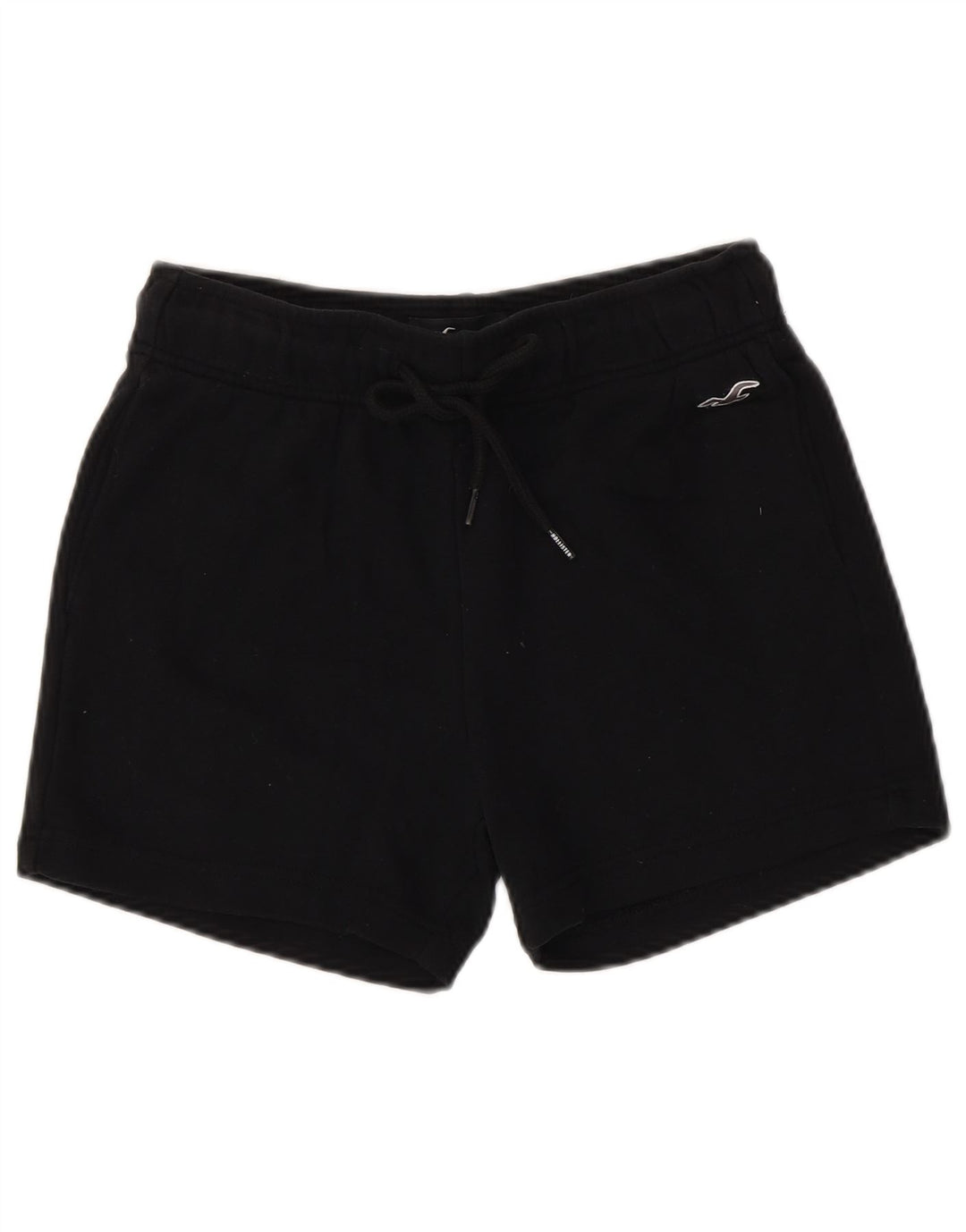 Shorts esportivos femininos HOLLISTER UK 6 XS algodão preto
