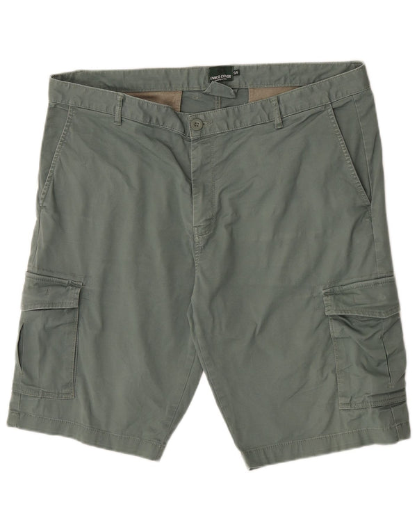 Shorts cargo masculino Enrico Coveri IT 54 2XL W42 algodão verde