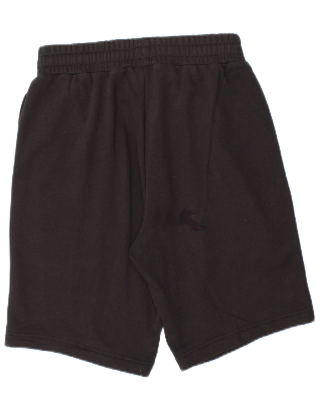 Puma Mens Graphic Sport Shorts Pequeno Algodão Preto