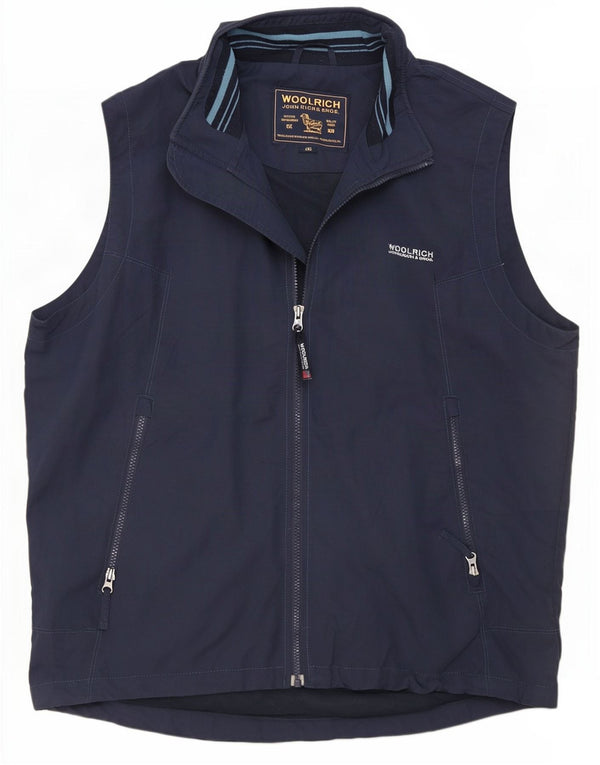 Jaqueta masculina sem mangas Woolrich 2XL azul marinho