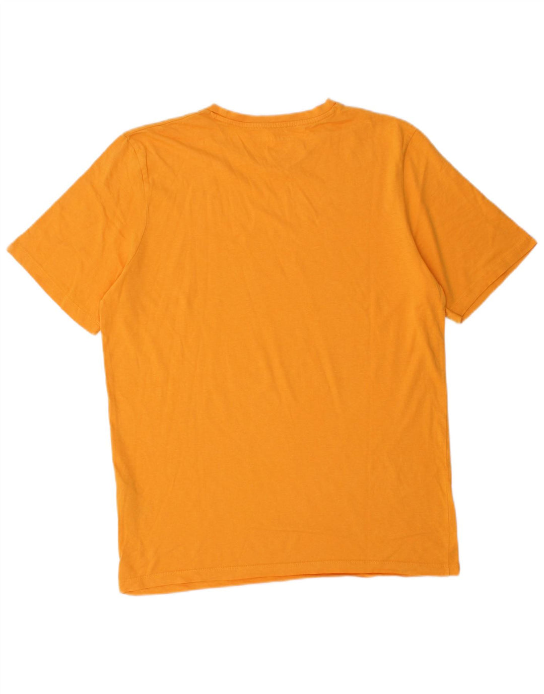 Camiseta masculina gráfica Jack & Jones Top médio algodão laranja
