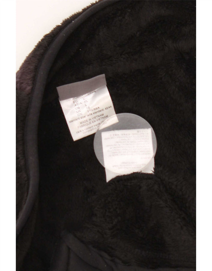 Jaqueta feminina de lã com forro Jack Wolfskin Reino Unido 16 grande poliéster preto