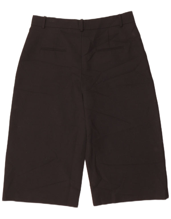 Zara Calça capri feminina de cintura alta XL preta