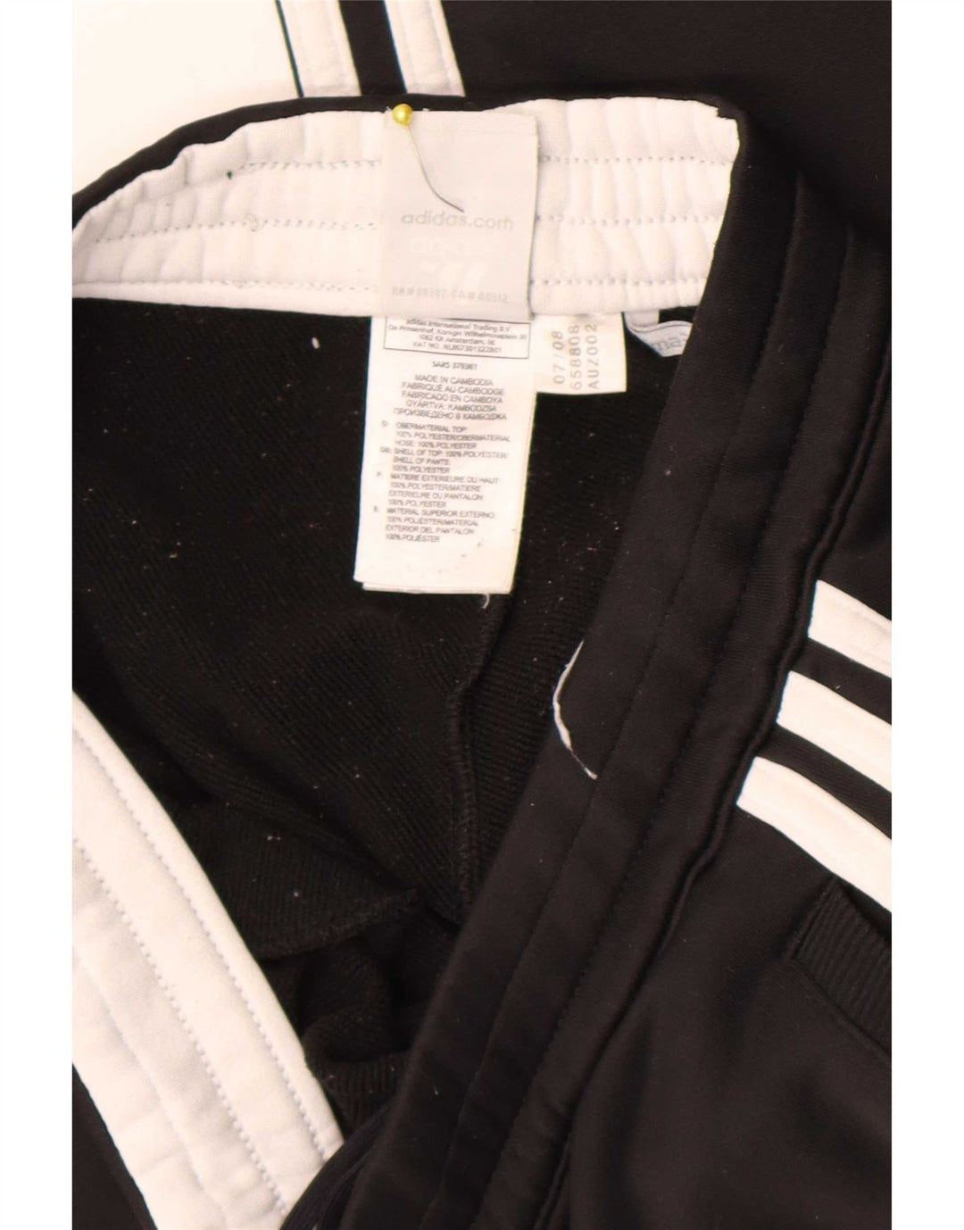 Adidas Womens Clima 365 Tracksuit Calças Reino Unido 8 Pequeno Poliéster Preto