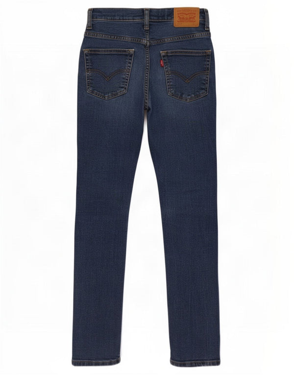 Jeans Levi's Boys 512 Slim Tapered 11-12 Anos W26 L29 Azul Algodão