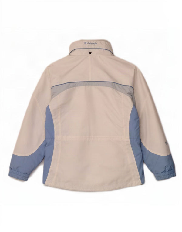 Jaqueta corta-vento feminina Columbia Interchange UK 16 grande branca