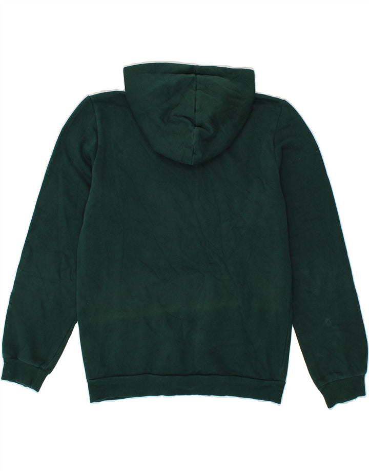 PUMA Boys Graphic Hoodie Jumper 13-14 Years Green Cotton Vintage Puma and Second-Hand Puma from Messina Hembry 