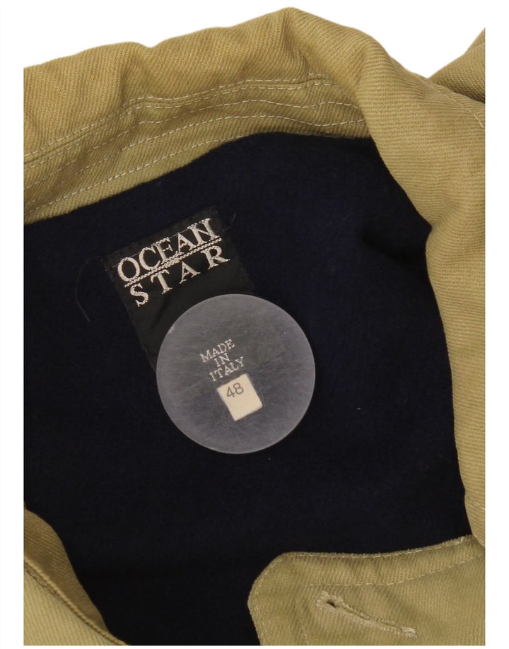 Jaqueta corta-vento feminina Ocean Star de ajuste solto IT 48 médio cáqui