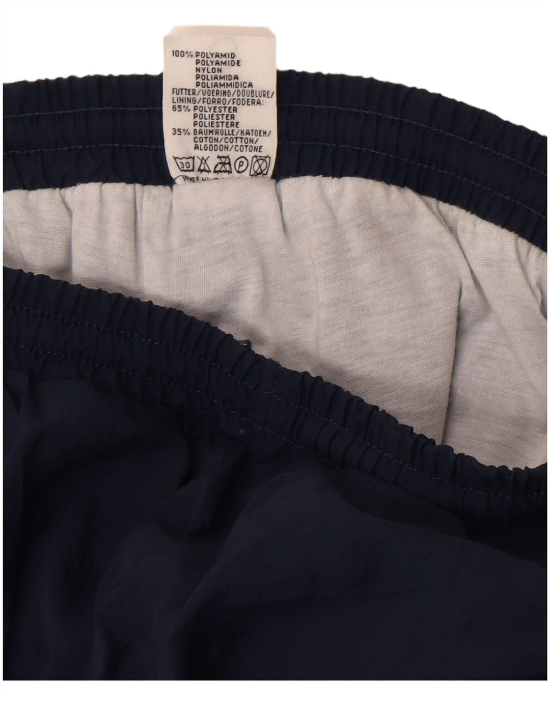 C&A Calça de treino masculina Joggers grande azul marinho Colourblock poliamida