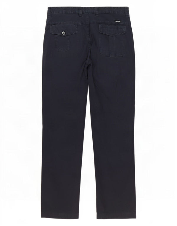 Calça Dockers Mens Slim Fit Chino W34 L34 Azul Marinho Algodão