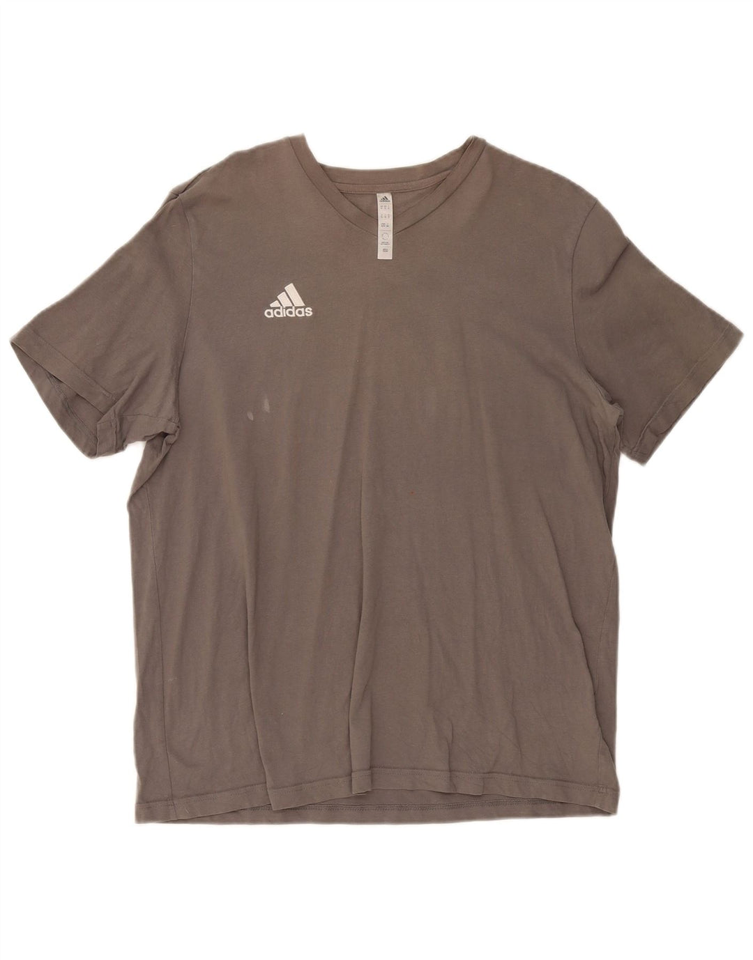 Camiseta masculina Adidas Top XL cinza algodão