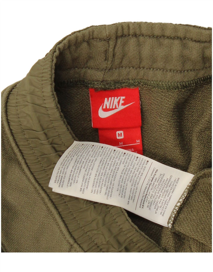 Shorts esportivos gráficos masculinos NIKE médio cáqui algodão