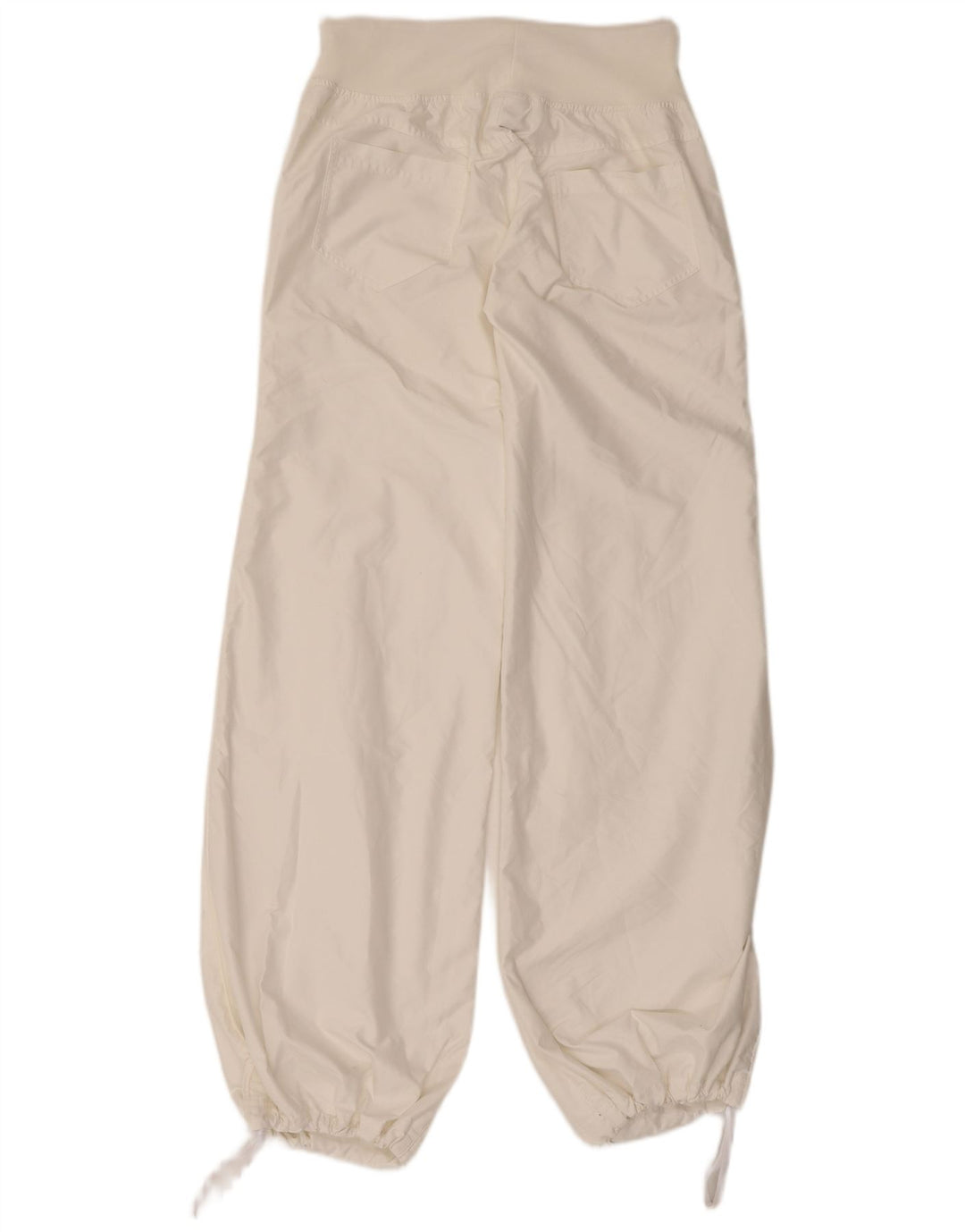 Calça de treino feminina CHAMPION Joggers UK 14 grande poliéster branco