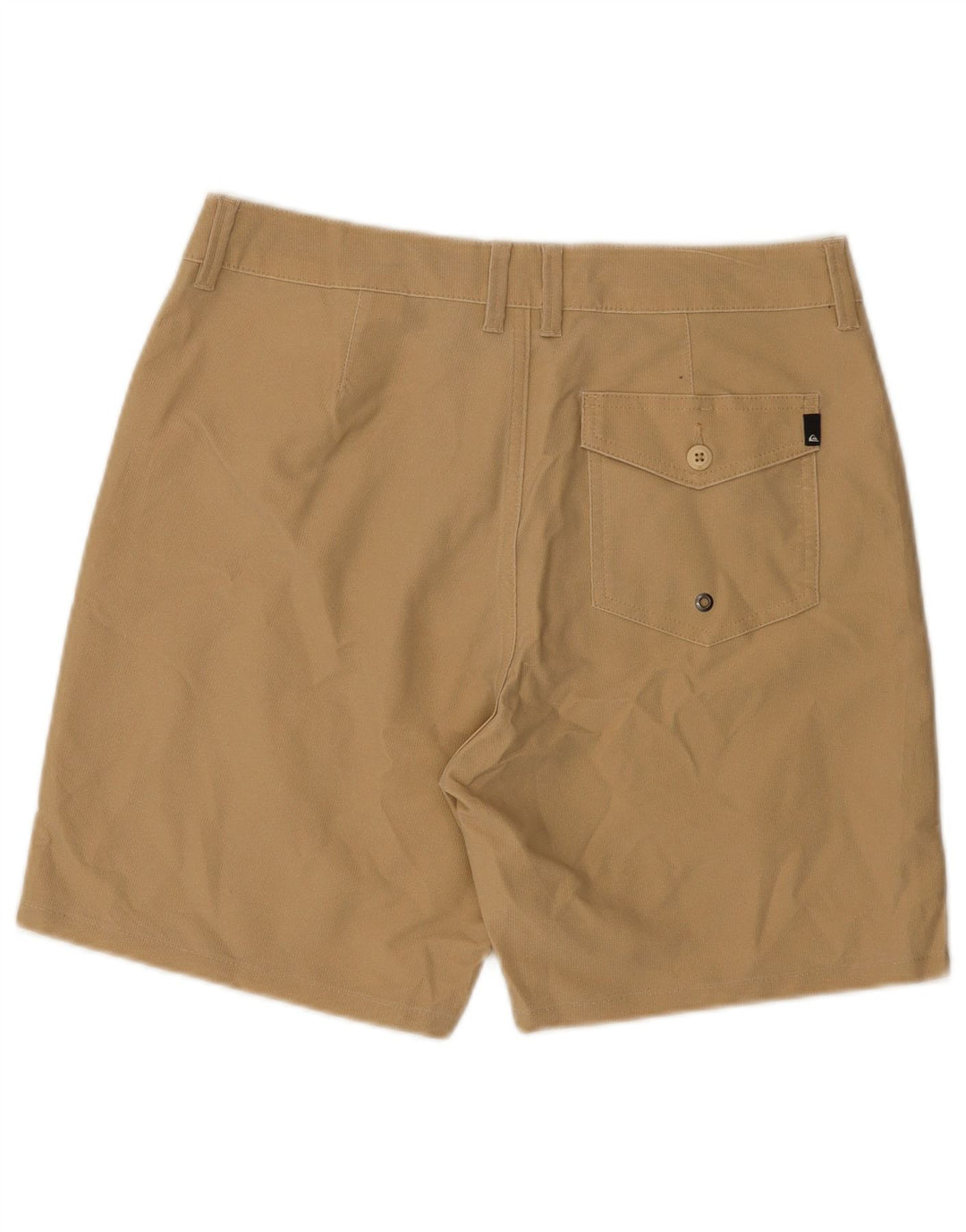 Quiksilver Mens Amphibian Casual Shorts W30 Poliéster Bege Médio