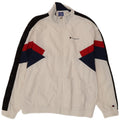 CHAMPION Masculino Graphic Tracksuit Top Jacket XL Branco Colourblock Poliamida