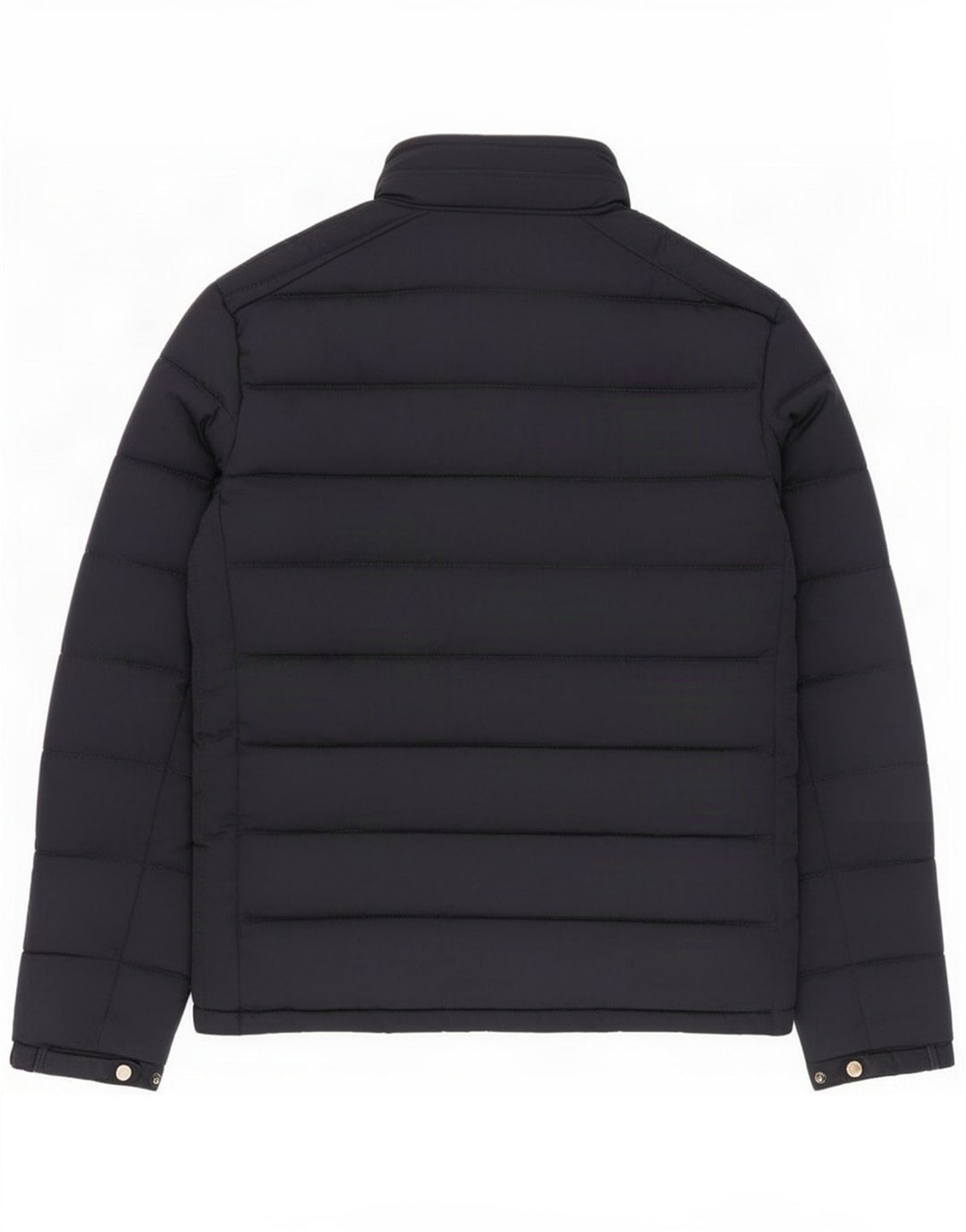Jaqueta acolchoada com capuz masculina Zara UK 38 azul marinho médio