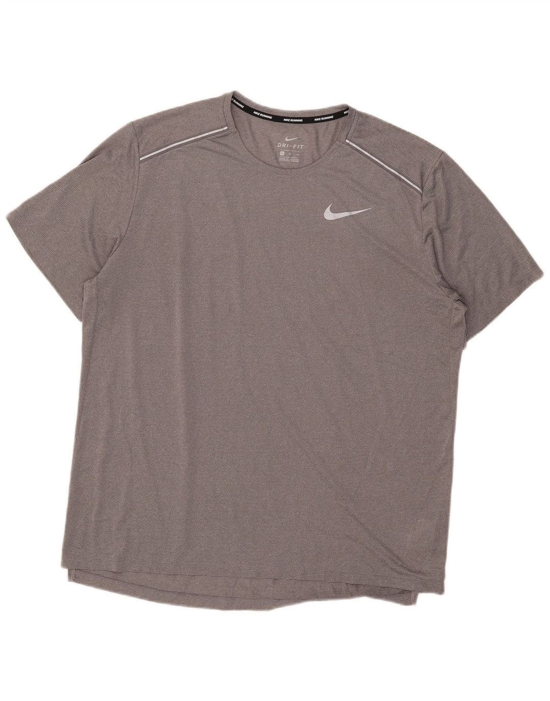 Camiseta Nike Masculina Dri Fit Top XL Cinza Poliéster