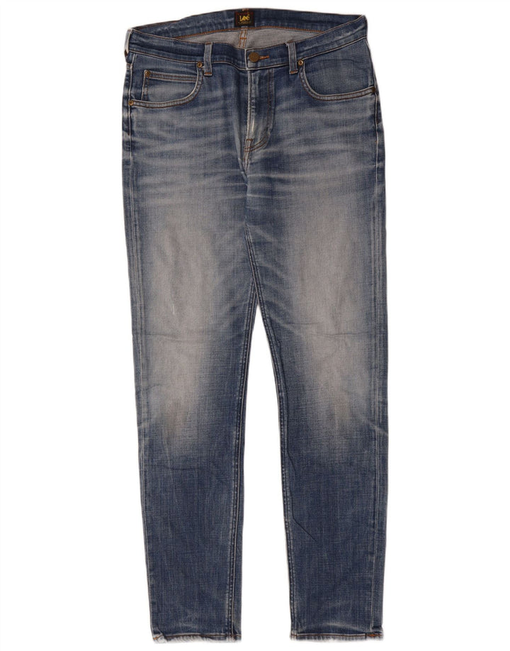 LEE Masculino Arvin Slim Jeans W32 L32 Azul Algodão