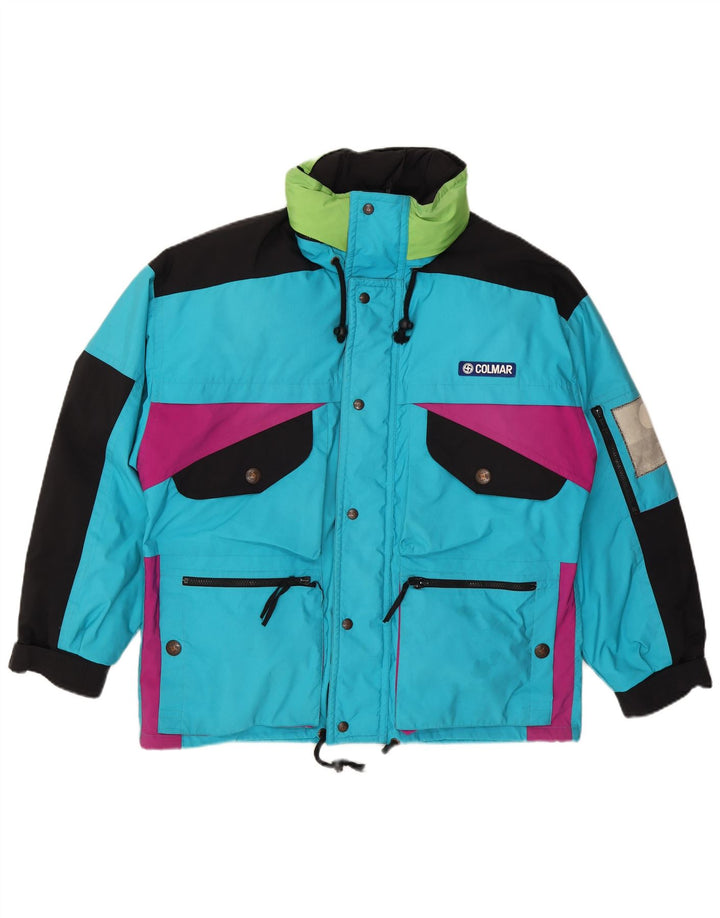 Jaqueta de esqui masculina Colmar com capuz solto IT 50 Medium Blue Colourblock