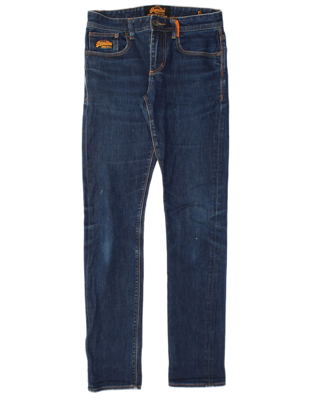 Jeans Superdry Masculino Slim W28 L32 Azul Algodão