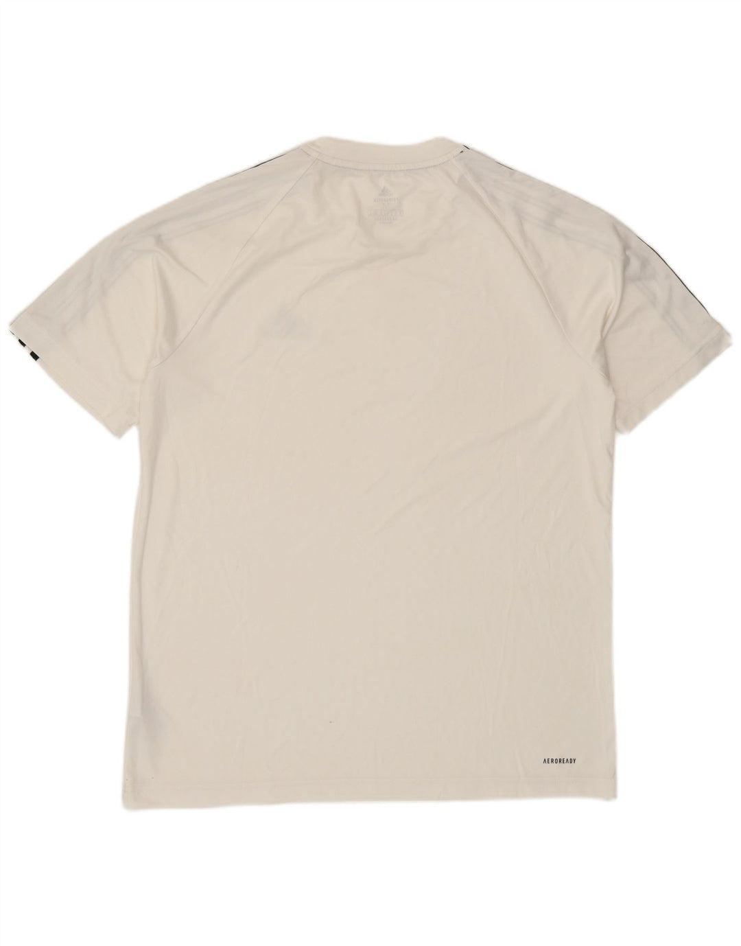 Adidas Mens Aeroready Camiseta Top Médio Poliéster Branco