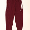 Adidas Mens Calças de treino Joggers Médio Borgonha Poliéster