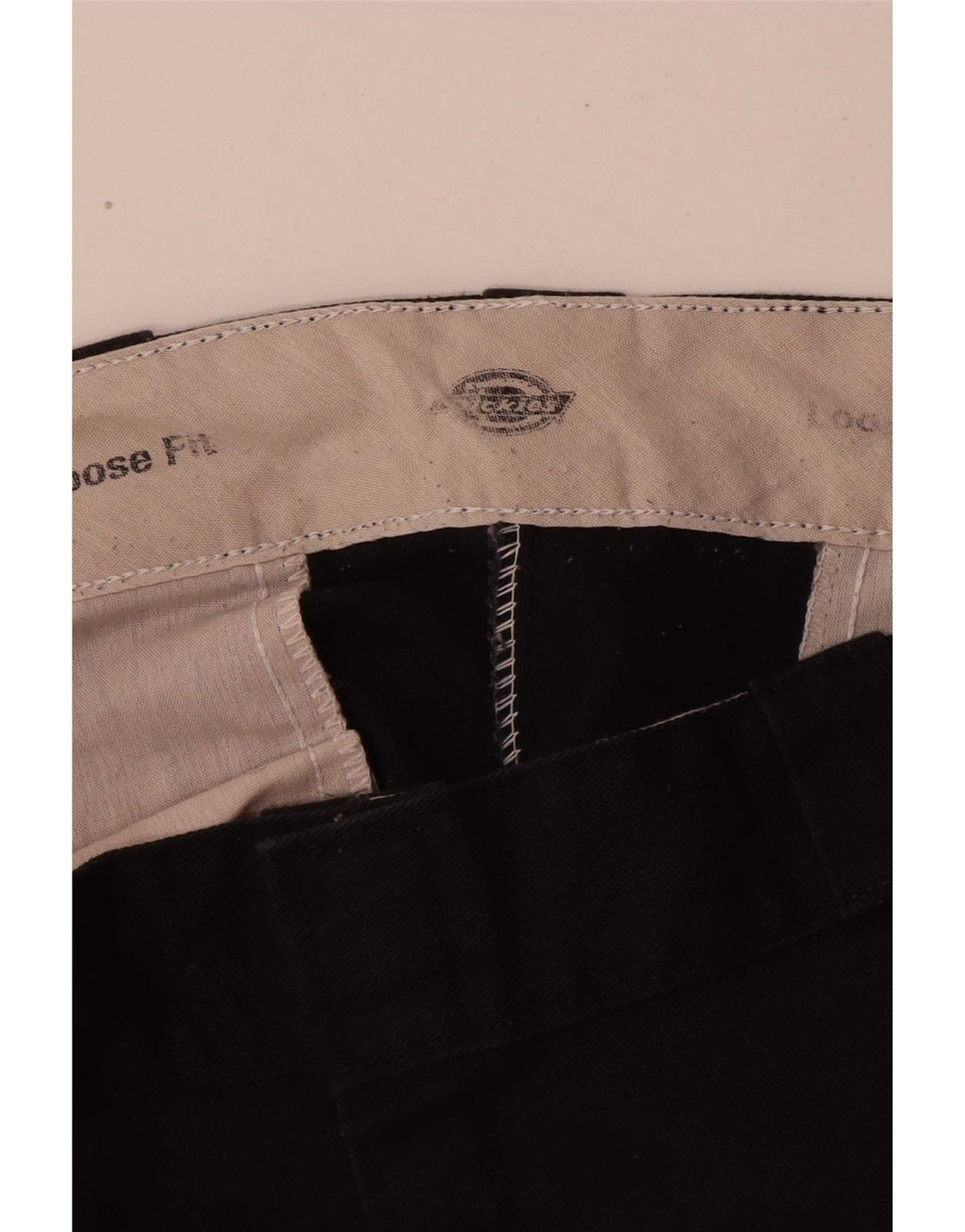 Calças cargo masculinas Dickies Loose Fit W36 L32 pretas