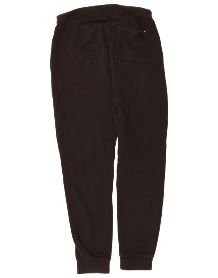 TOMMY HILFIGER Meninos Calças de treino gráfico Joggers 15-16 anos Preto