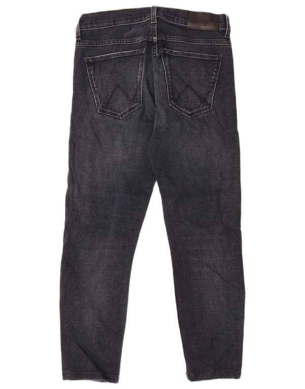 Wrangler Mens Larston Slim Jeans W29 L26 Azul Marinho Algodão