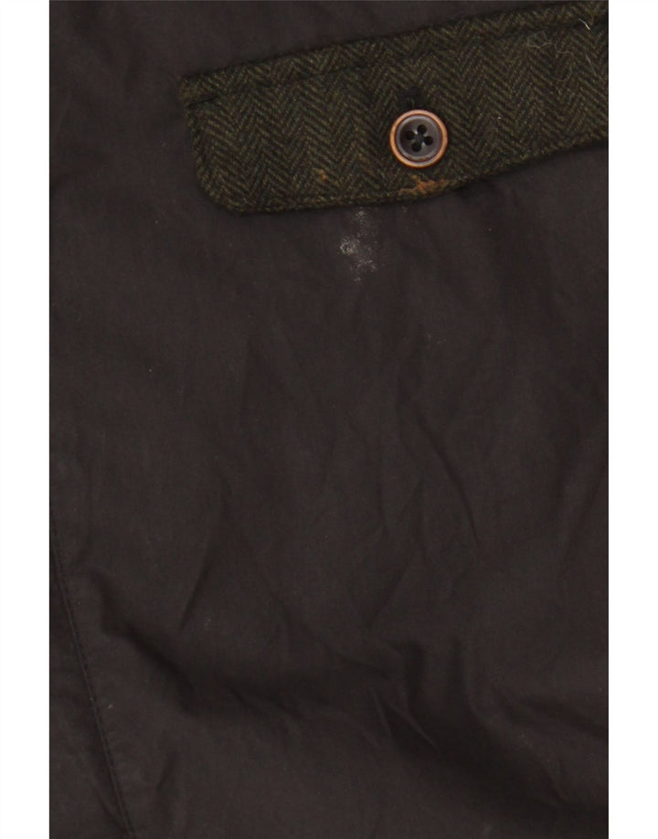 Jaqueta utilitária masculina Jack Wills Reino Unido 40 grande bloco colorido cinza