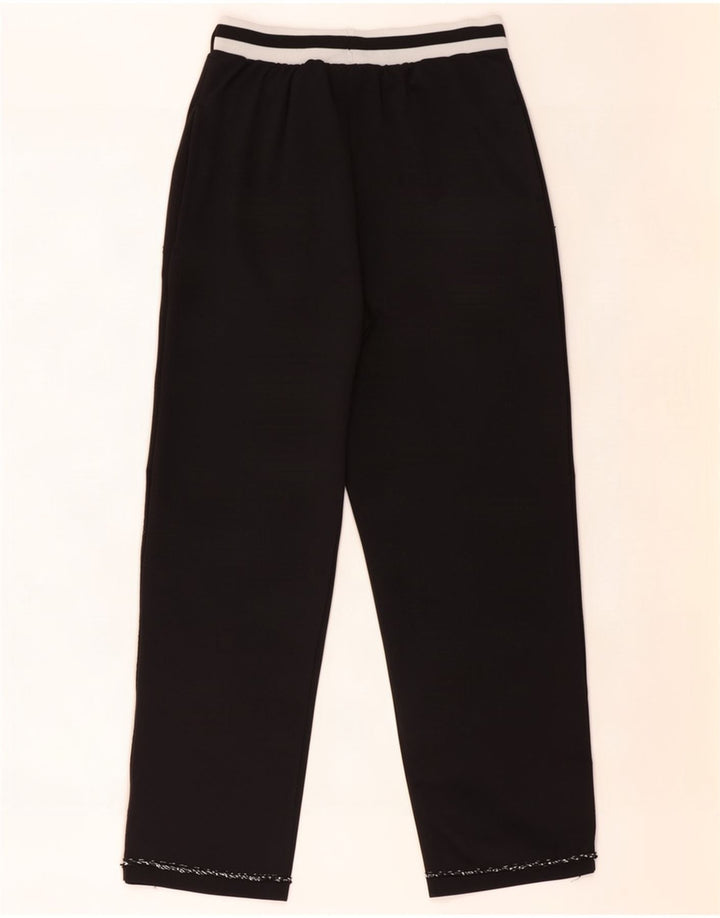 Calça de treino masculina Fila grande poliéster colorblock preto