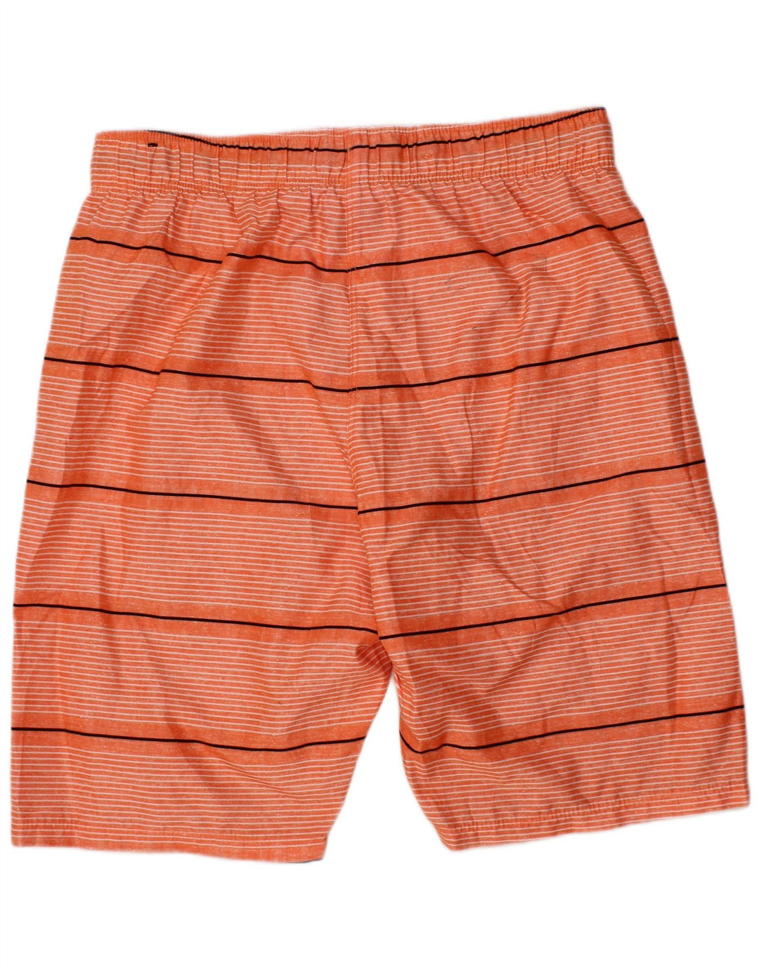 Shorts de natação HURLEY para meninos 10-11 anos poliéster listrado laranja