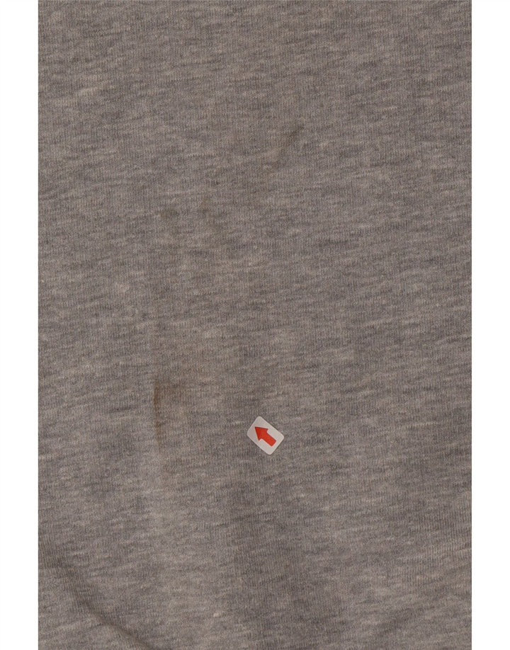 Suéter gráfico masculino New Balance algodão cinza pequeno