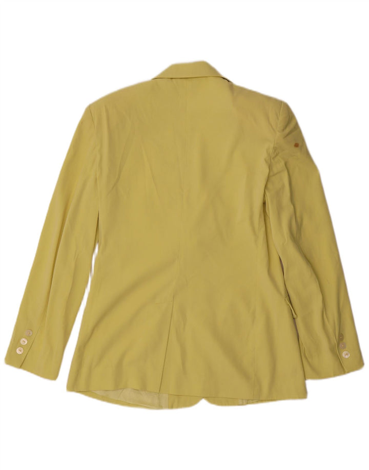 Jaqueta Blazer Feminina Benetton com 2 Botões IT 44 Poliéster Verde Médio
