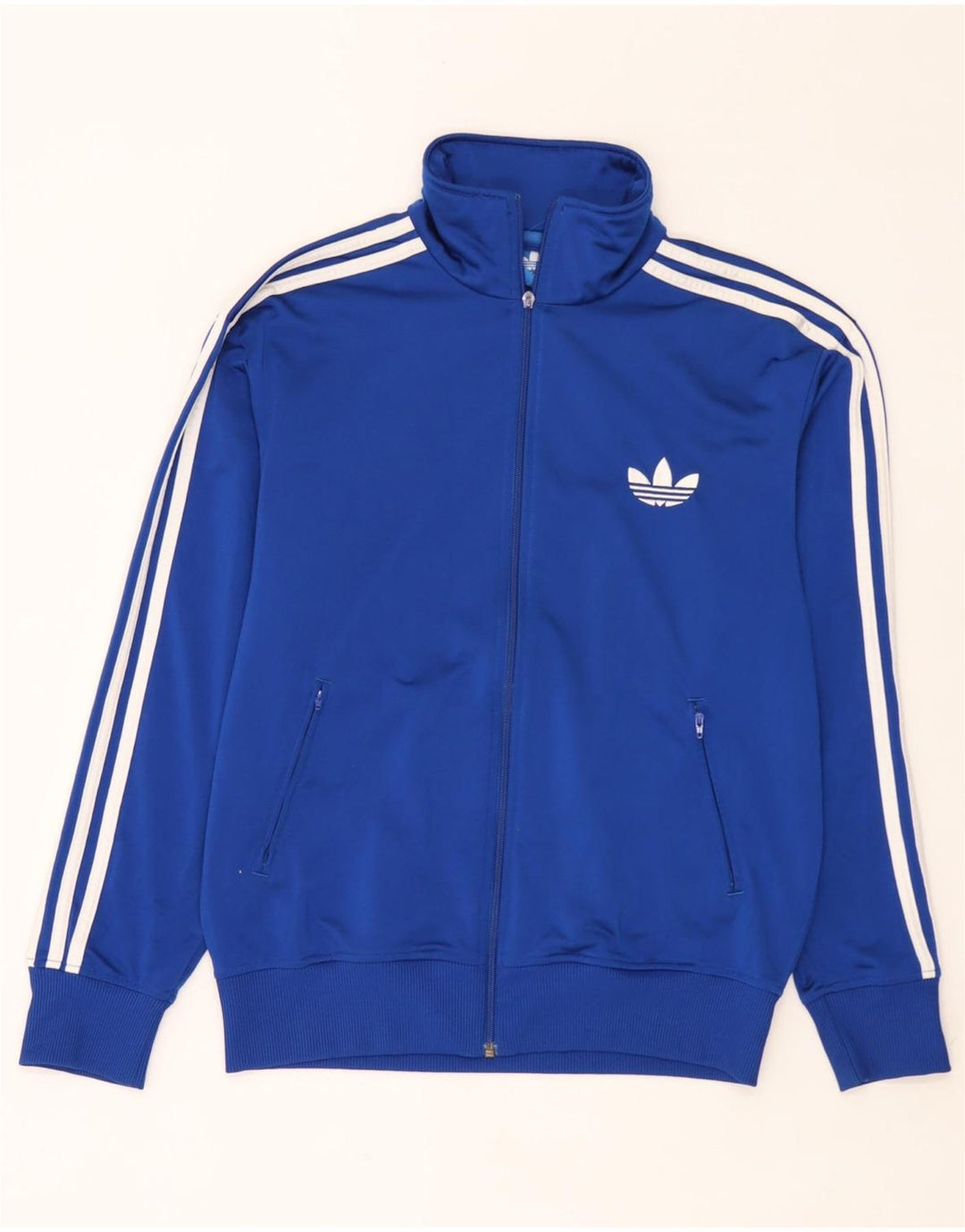 Adidas Mens Treino Top Jaqueta Poliéster Azul Médio