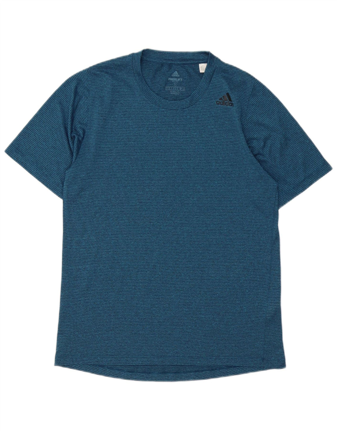 Adidas Masculino Climalite Camiseta Top Pequeno Azul Marinho Listrado Poliéster