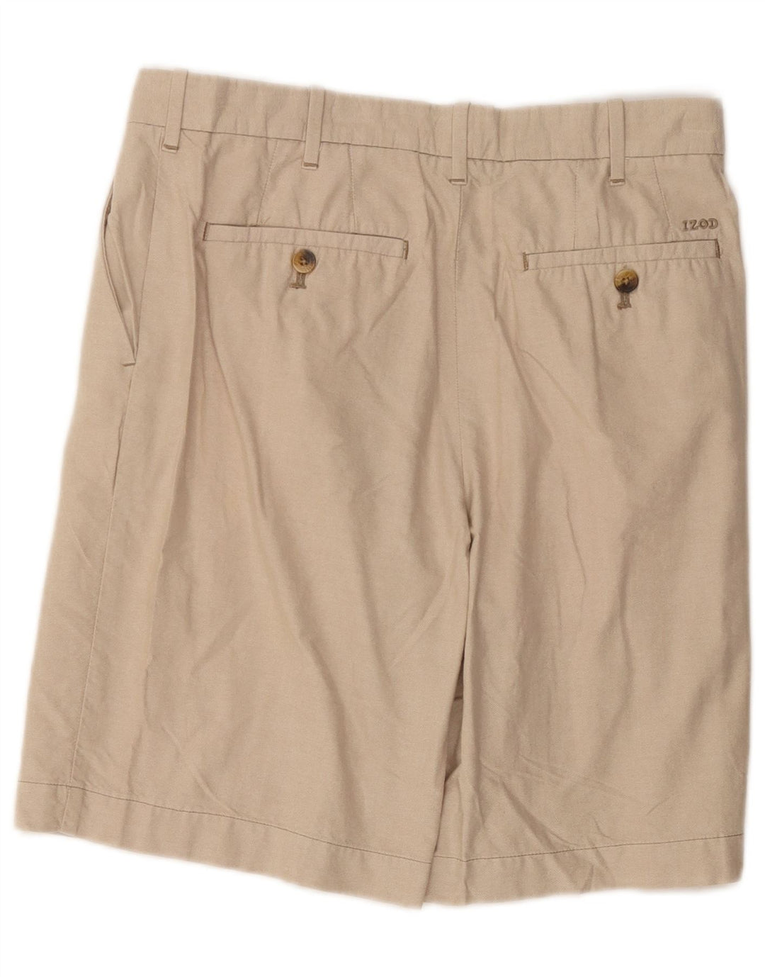 IZOD Mens Chino Shorts W30 Médio Bege