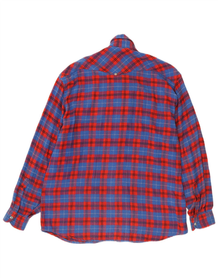 Camisa masculina de flanela Levi's pequena xadrez multicolorida