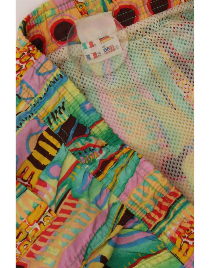 Shorts de natação masculino Ellesse com padrão abstrato IT 50 XL multicolorido