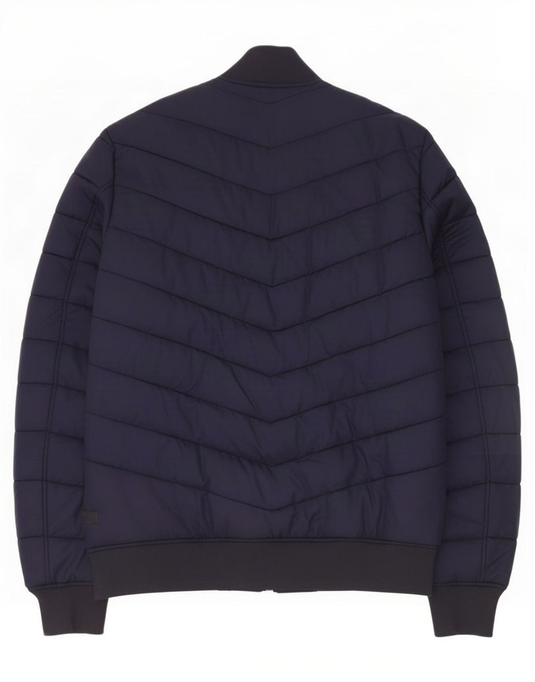 Jaqueta acolchoada masculina G-Star UK 36 pequena poliamida azul marinho