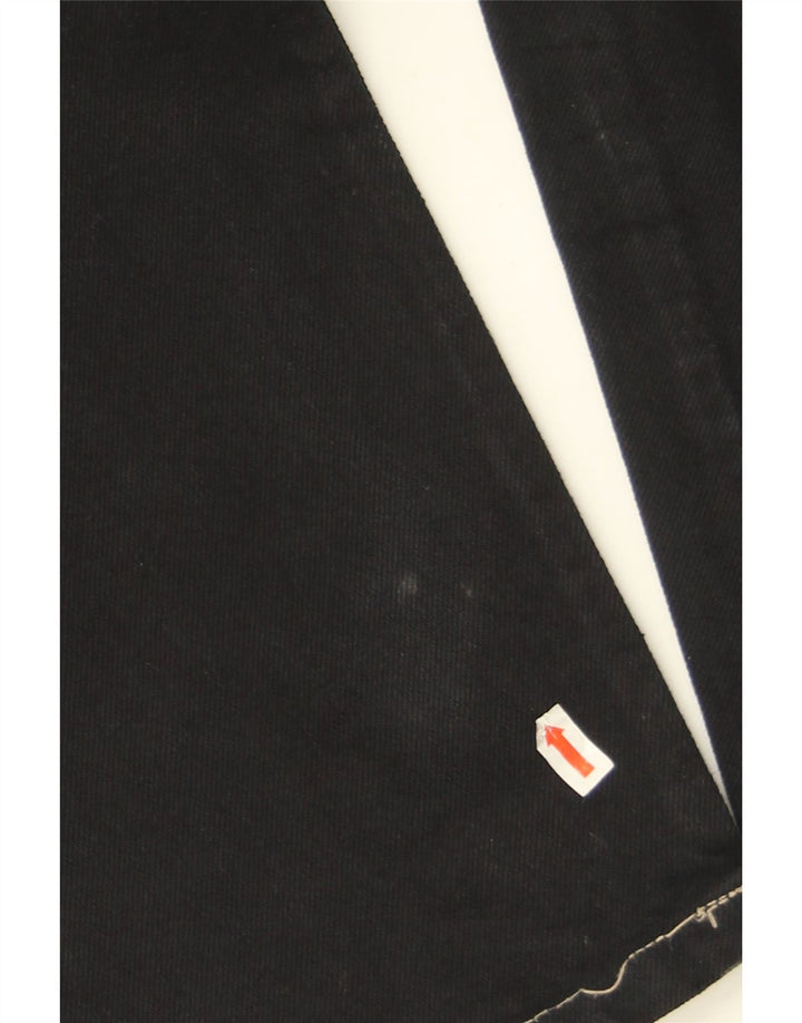 Wrangler Mens Straight Jeans W34 L34 Algodão Preto