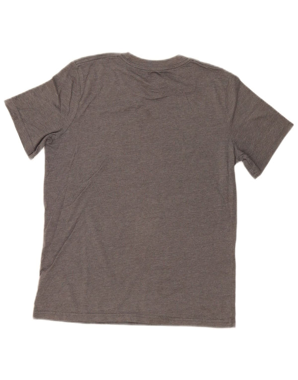 Camiseta Adidas Meninos Graphic Top 10-11 Anos Cinza Médio Algodão