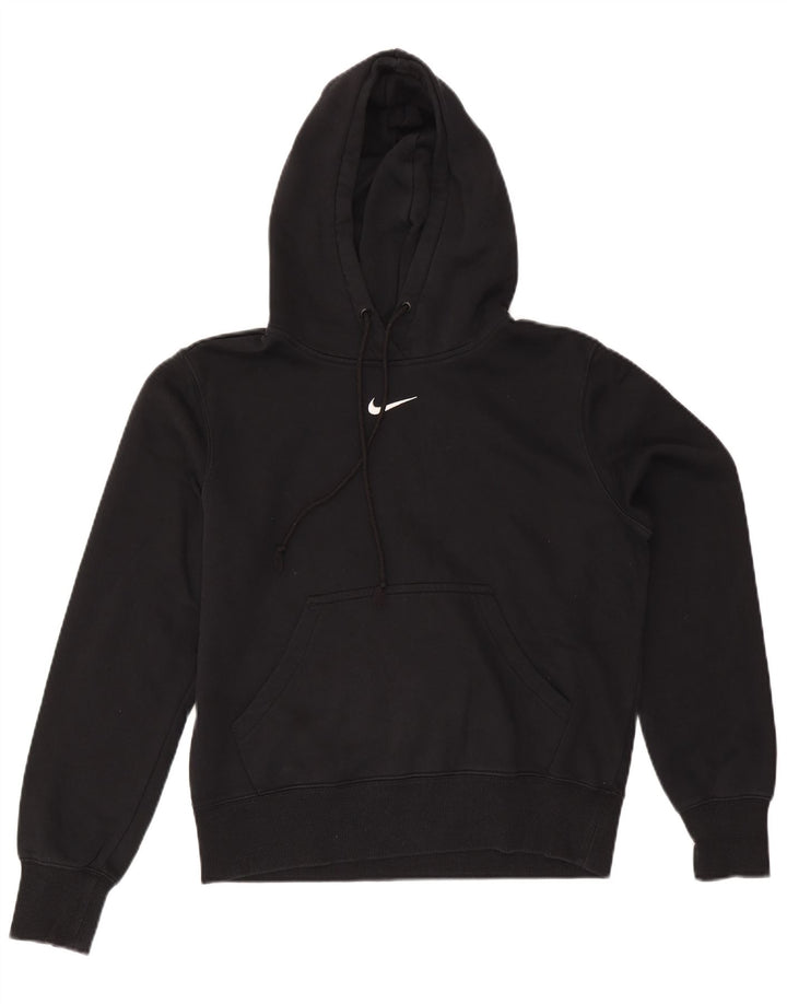Nike Mens Hoodie Jumper Médio Algodão Preto