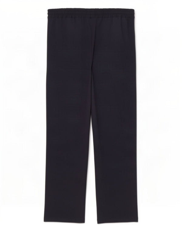 Calça de treino feminina Armani Collezioni cintura alta IT 48 XL azul marinho